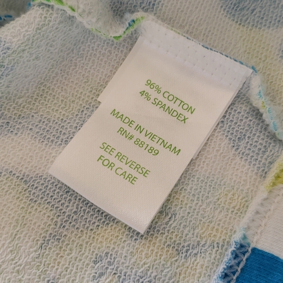 Lilly Pulitzer Hayley Resort White Crystal Coast L - Picture 7 of 8